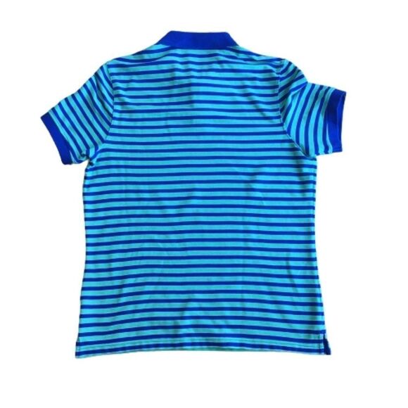 Saddlebred Striped Comfort Flex Polo Shirt L - Picture 2 of 3